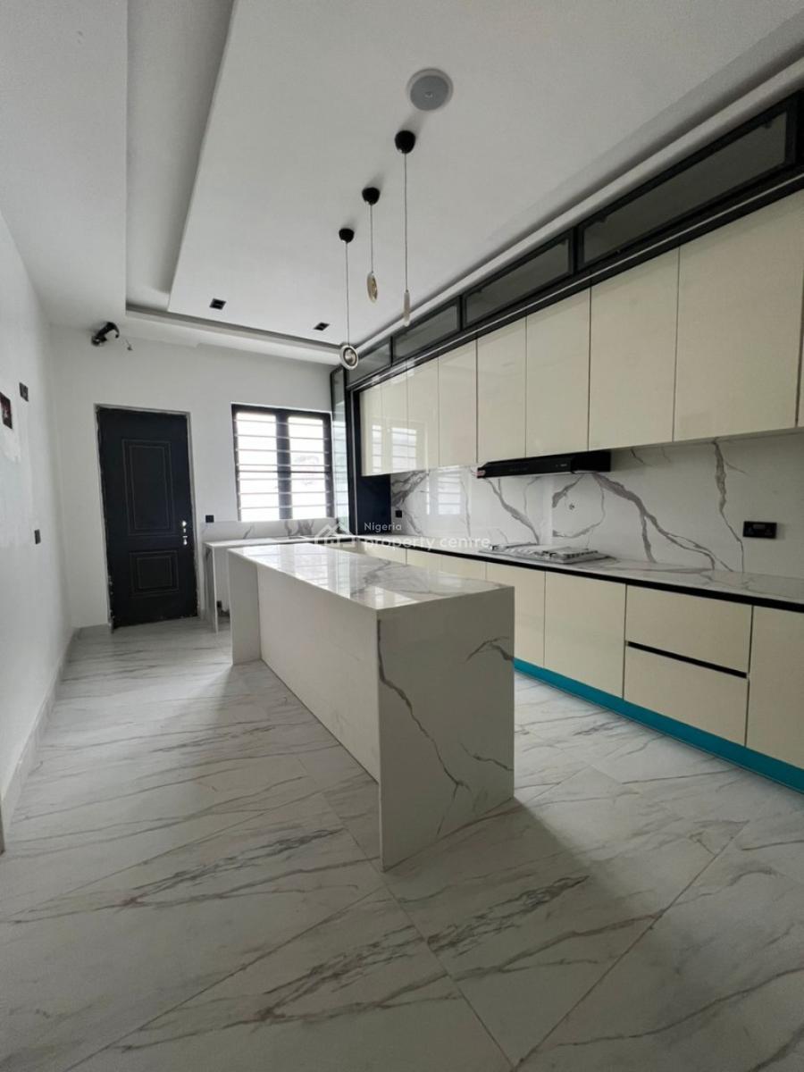Elegant 5 Bedrooms Fully Detached Duplex + Pool & Bq in a Secured Estate, Chevron, Lekki, Lagos, Detached Duplex for Sale