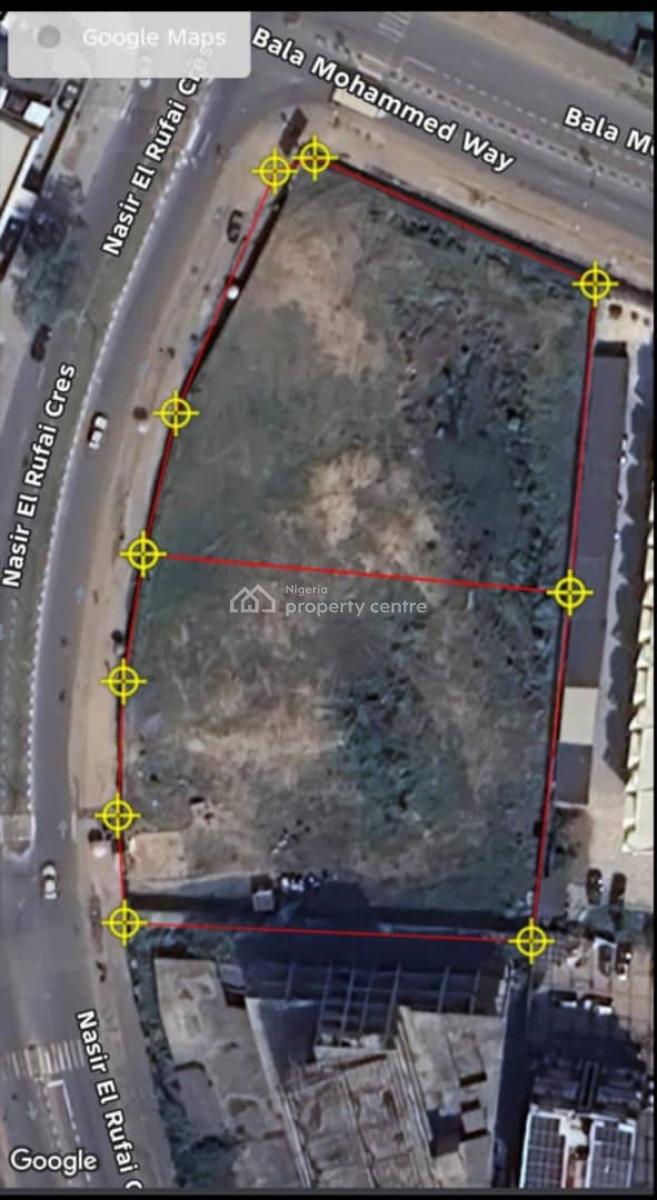 3185sqm Plot of Land, Guzape District, Abuja, Commercial Land for Sale