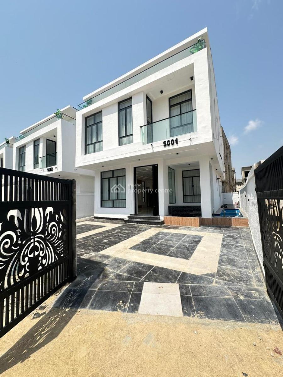 Premium 5 Bedroom Fully Detached Duplex with Bq, Chevron, Lekki, Lagos, Detached Duplex for Sale