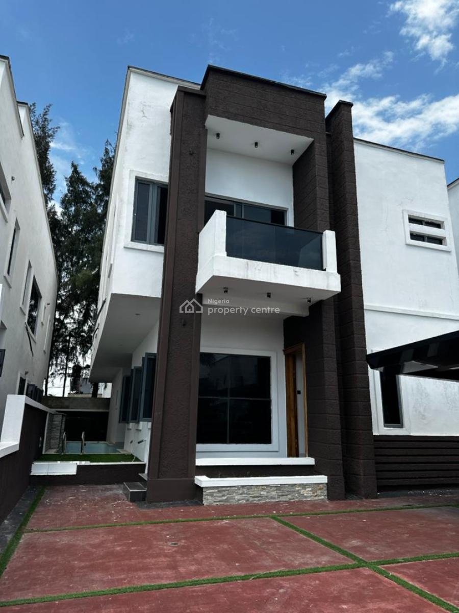 Luxurious  5-bedroom Fully Detached Duplex with Bq  in a Serene Envir, Lekki County Homes, Ikota, Lekki, Lagos, Detached Duplex for Sale