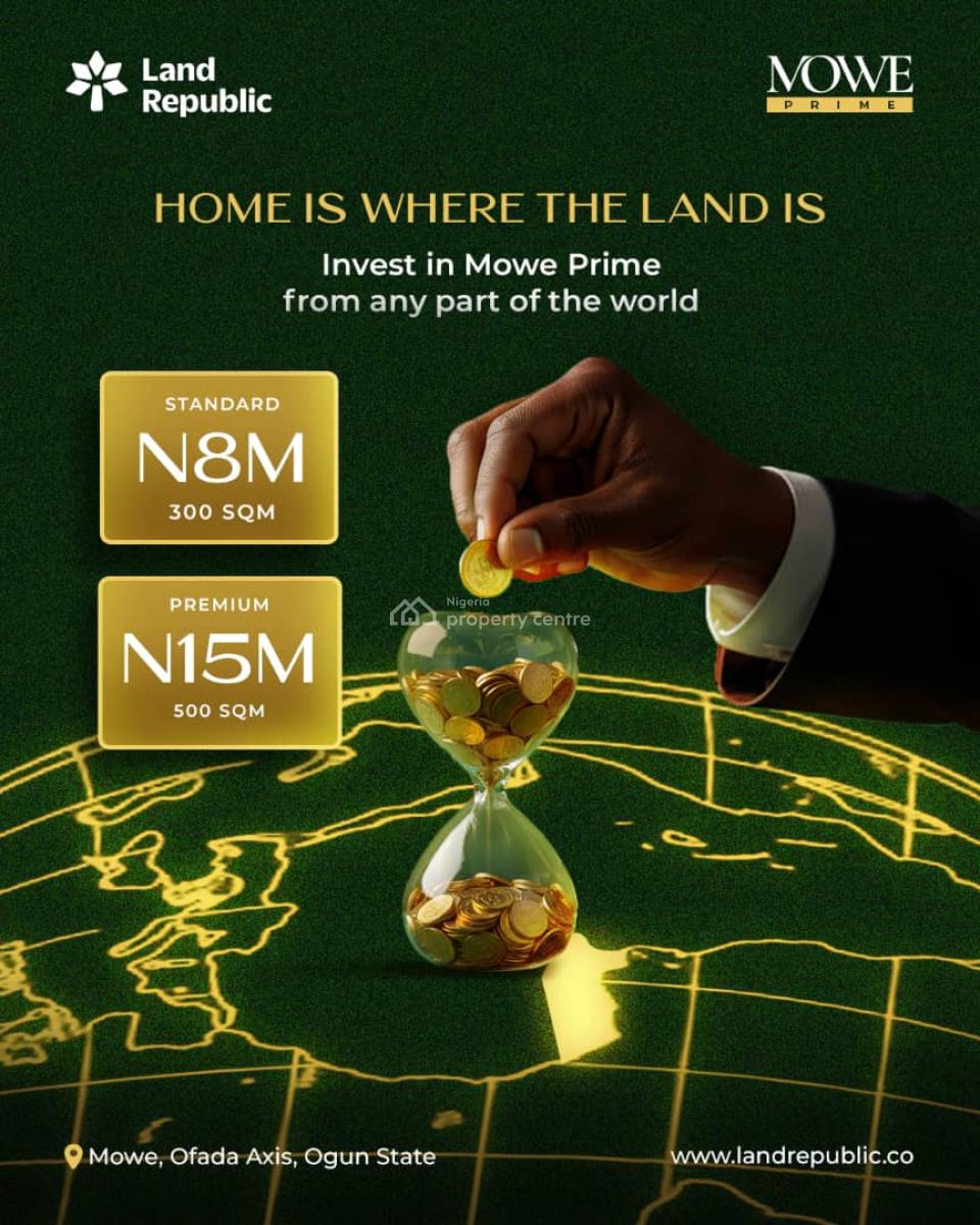 Residential Land in a Fast-growing Neighborhood - Perfect for Families, Mowe Prime, Mowe Ofada Axis, Mowe Ofada, Ogun, Residential Land for Sale