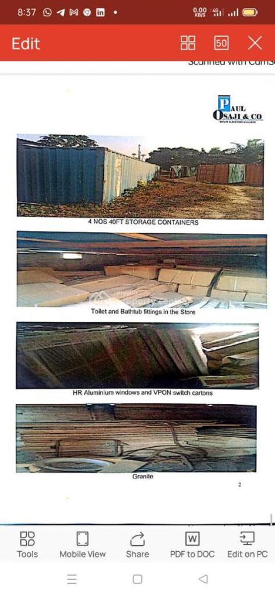 Uncompleted 98 Rooms Hotel at Asaba on 20 Plots of Land, Behind Asaba Airport, Along Ibuzo Road/ Ulo Area, Asaba, Delta, Hotel / Guest House for Sale