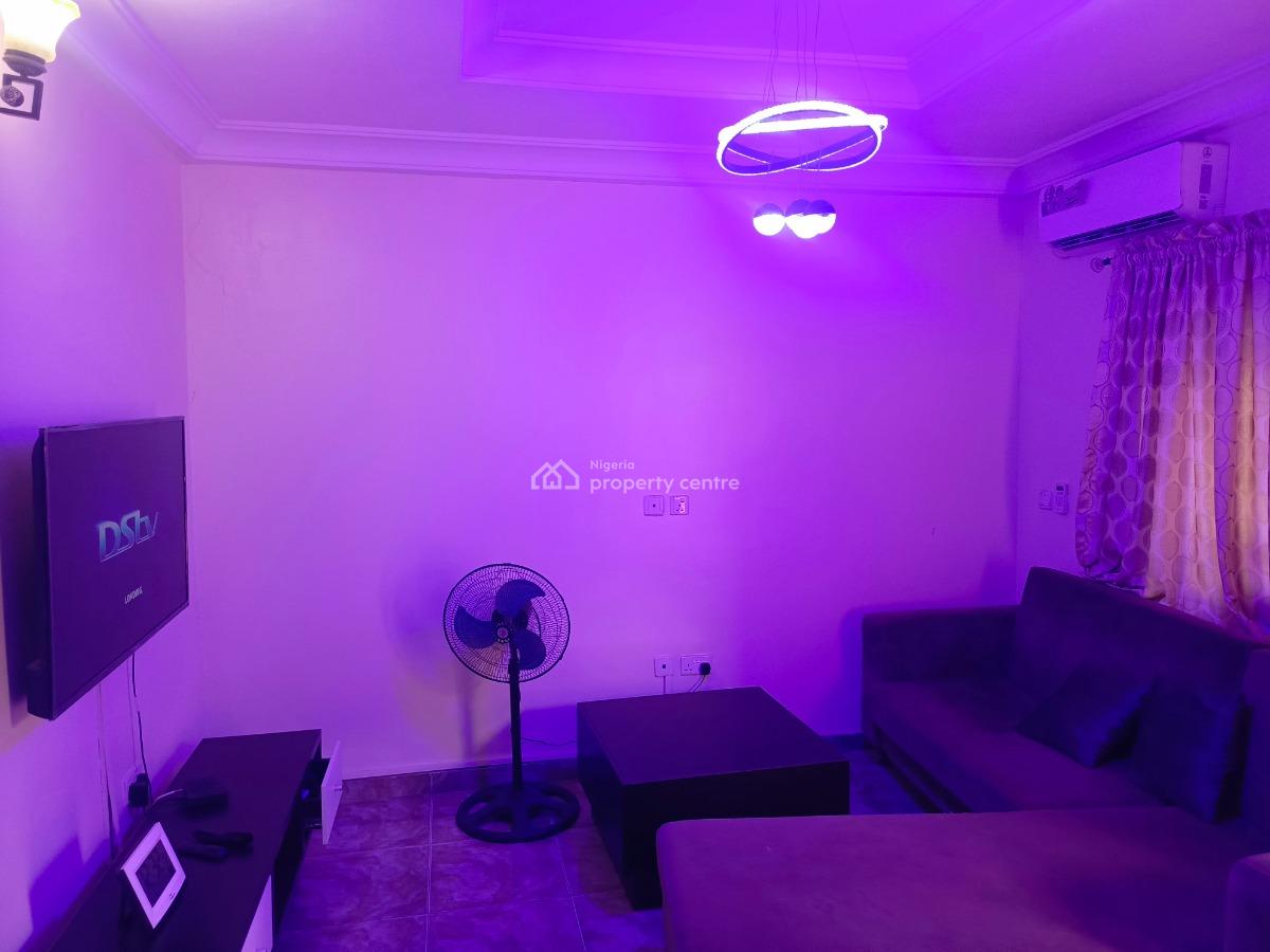 a Fully Furnished 1 Bedroom Serviced Apartment with Generator and Inverter, Apo Dutse, By Shoprite Axis, Cedar Crest Hospital, Apo, Abuja, Mini Flat (room and Parlour) for Rent
