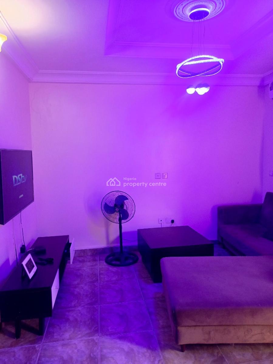 a Fully Furnished 1 Bedroom Serviced Apartment with Generator and Inverter, Apo Dutse, By Shoprite Axis, Cedar Crest Hospital, Apo, Abuja, Mini Flat (room and Parlour) for Rent