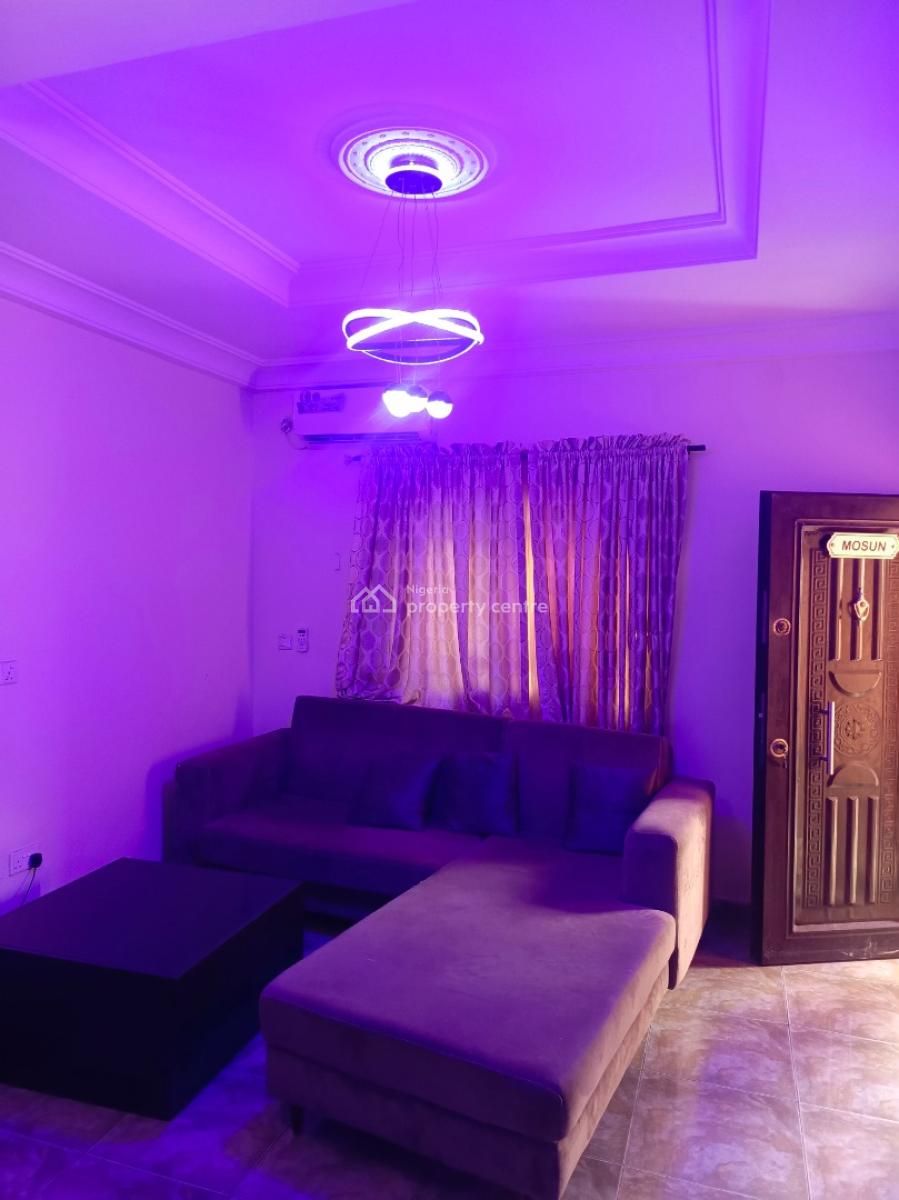 a Fully Furnished 1 Bedroom Serviced Apartment with Generator and Inverter, Apo Dutse, By Shoprite Axis, Cedar Crest Hospital, Apo, Abuja, Mini Flat (room and Parlour) for Rent