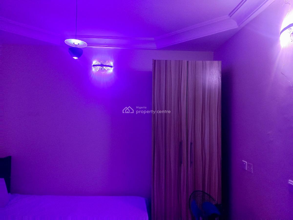 a Fully Furnished 1 Bedroom Serviced Apartment with Generator and Inverter, Apo Dutse, By Shoprite Axis, Cedar Crest Hospital, Apo, Abuja, Mini Flat (room and Parlour) for Rent