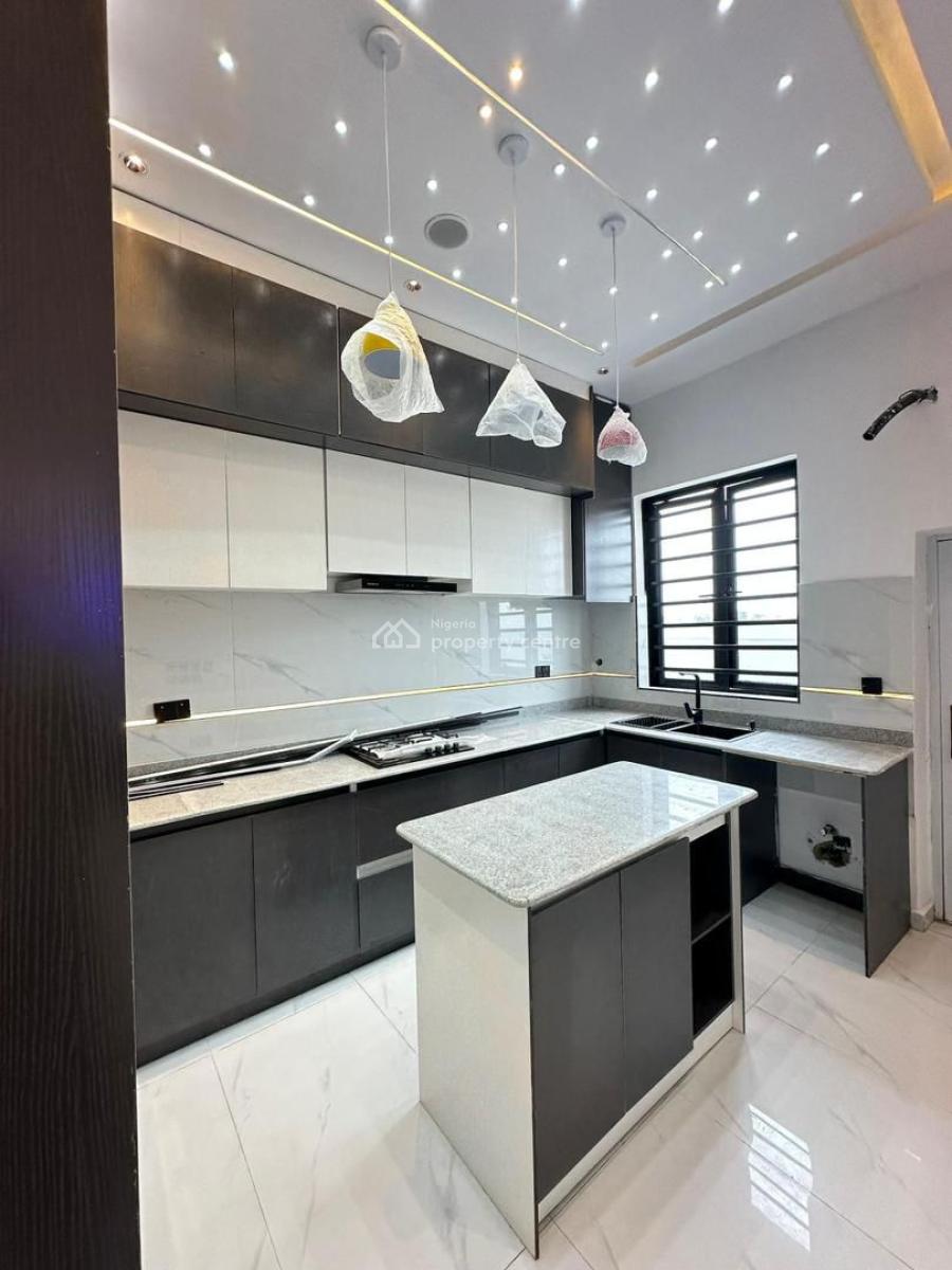 4 Bedroom Semi Detached Duplex with Tv Console Winery and Bq, Ajah, Lagos, Detached Duplex for Sale