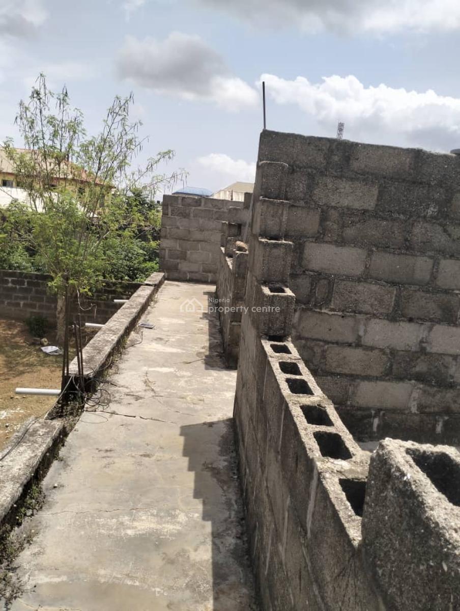 Solidly Built 4bedroom Decking Set Back on Full Plot of Land at Ishitu, Off Ishitu Road Egan Igando Lagos, Igando, Alimosho, Lagos, Block of Flats for Sale
