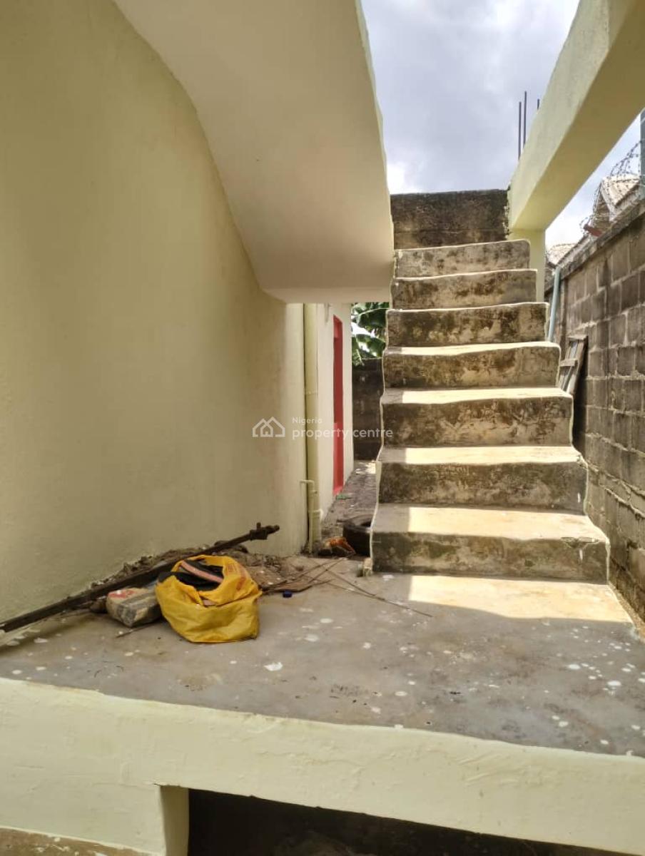 Solidly Built 4bedroom Decking Set Back on Full Plot of Land at Ishitu, Off Ishitu Road Egan Igando Lagos, Igando, Alimosho, Lagos, Block of Flats for Sale