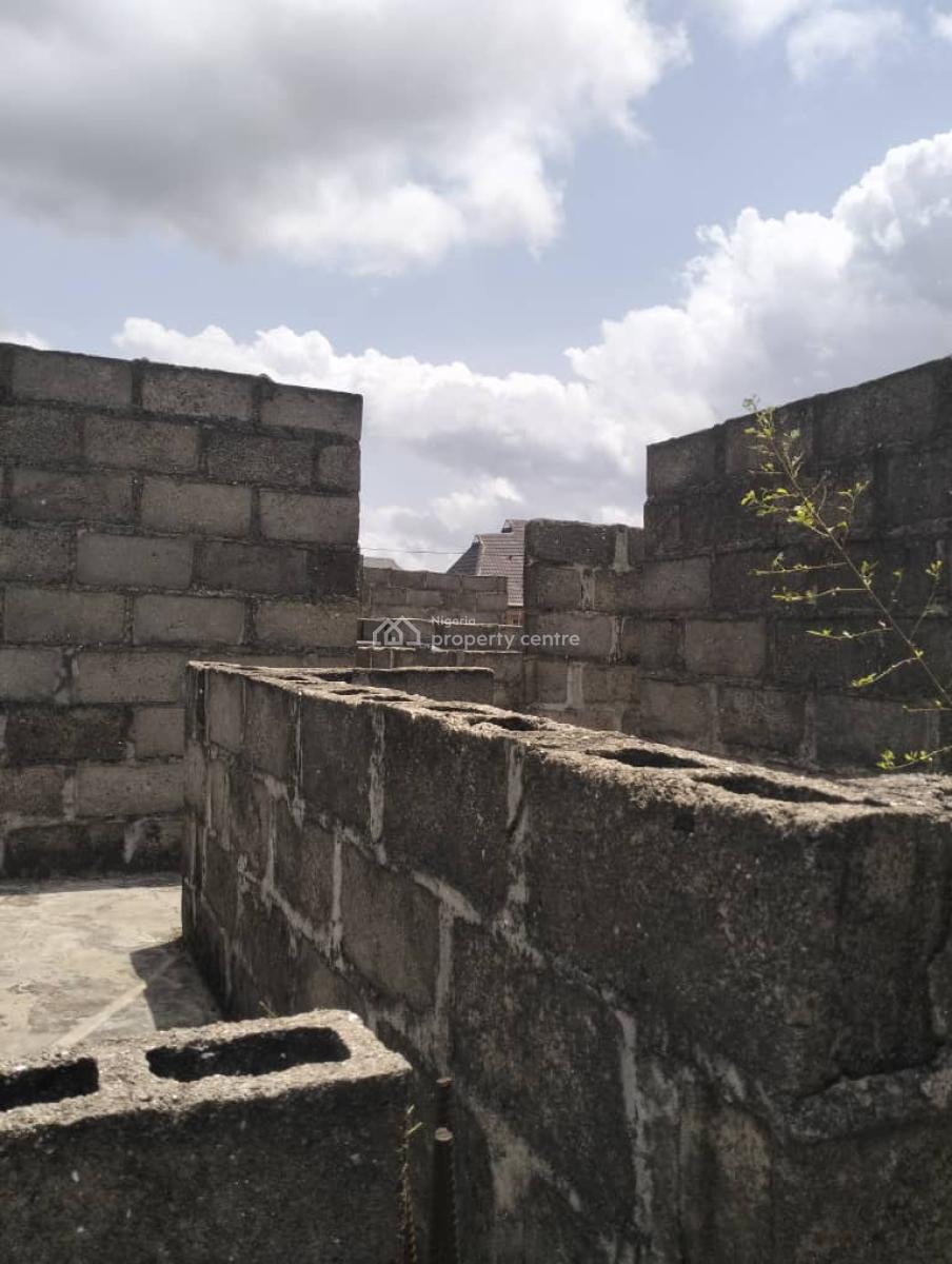 Solidly Built 4bedroom Decking Set Back on Full Plot of Land at Ishitu, Off Ishitu Road Egan Igando Lagos, Igando, Alimosho, Lagos, Block of Flats for Sale