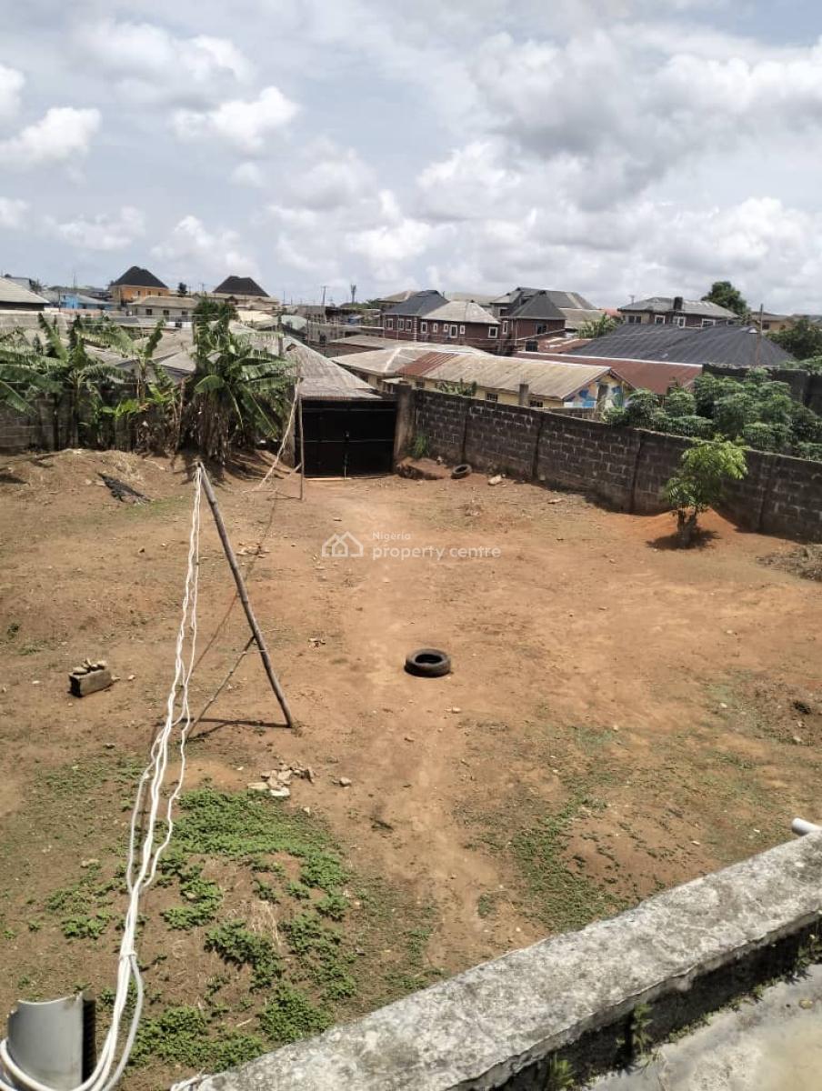 Solidly Built 4bedroom Decking Set Back on Full Plot of Land at Ishitu, Off Ishitu Road Egan Igando Lagos, Igando, Alimosho, Lagos, Block of Flats for Sale