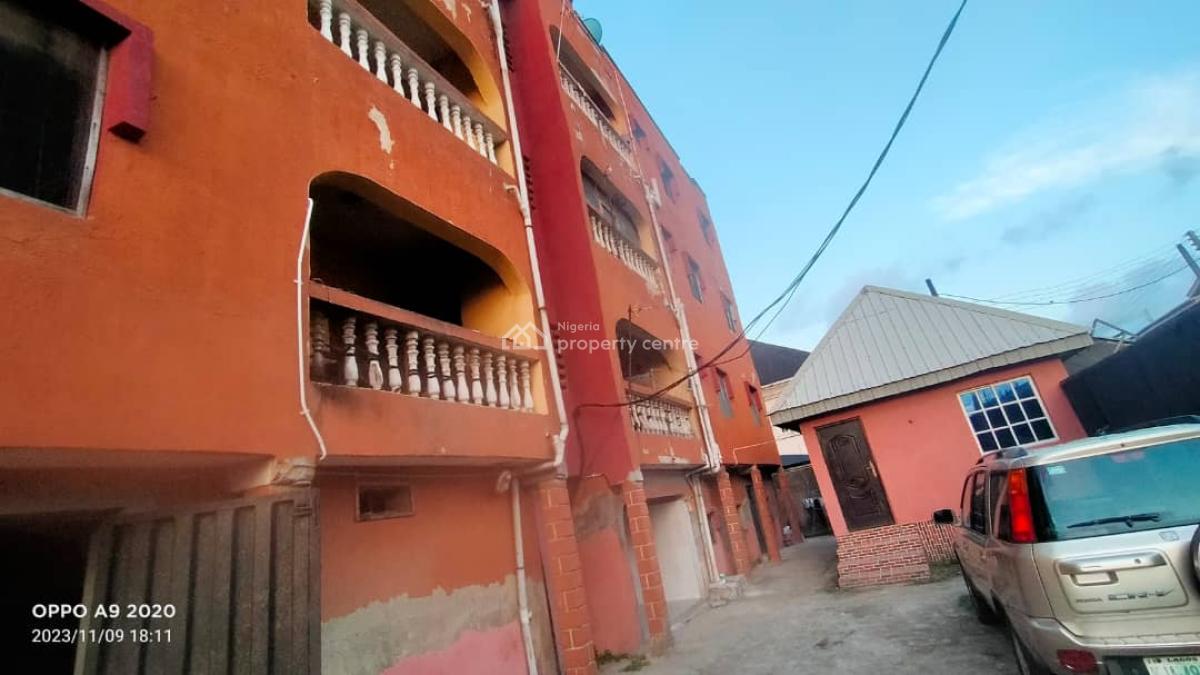 Block of 3storey Building at Satellite Town, Chemist Bustop Along Finiger Marwa Road Ijegun Satellite Town Lagos, Satellite Town, Ojo, Lagos, Block of Flats for Sale