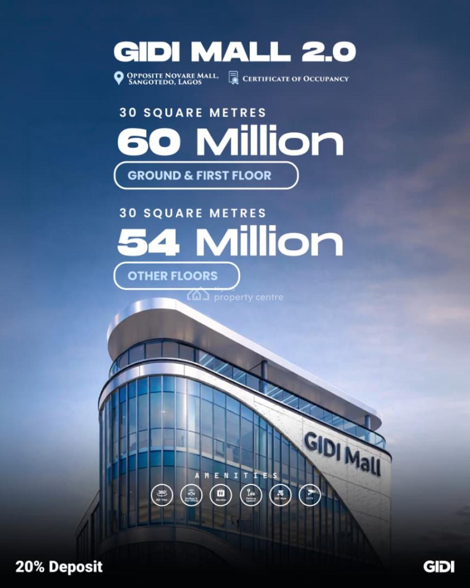 Commercial Space for Retail/fashion Stores, Restaurants, Office, Cafe, Opposite Novare Mall/shoprite, Sangotedo, Ajah, Lagos, Plaza / Complex / Mall for Sale