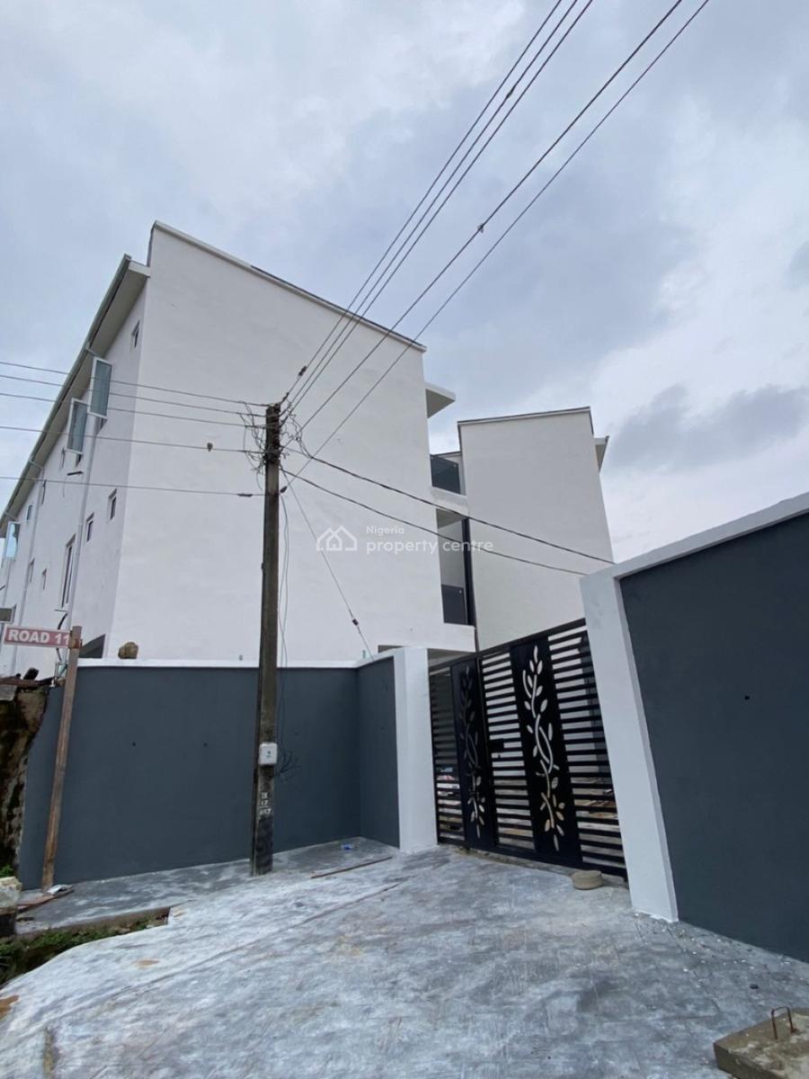 New 3 Bedroom Terrace Duplex with Open Kitchen, By Road 11, Ikota, Lekki, Lagos, Terraced Duplex for Rent