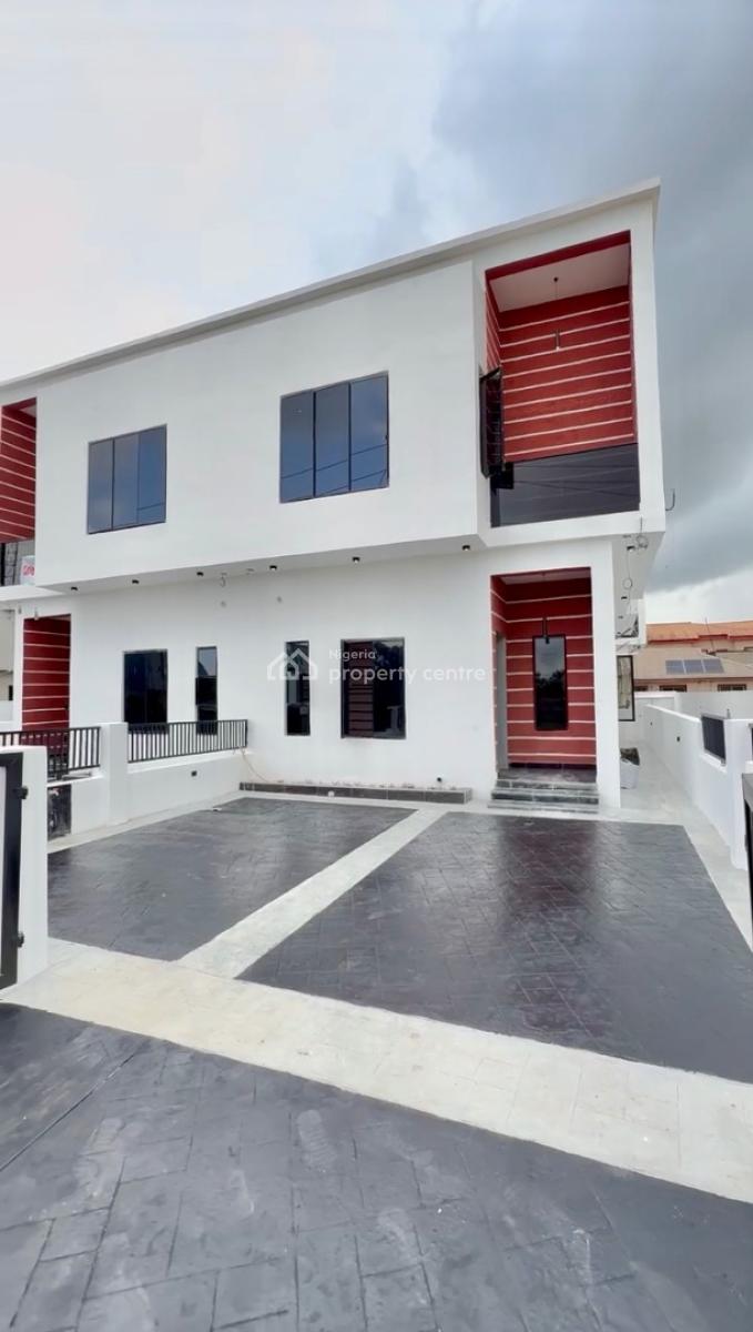 Luxury 4 Bedroom Semi Detached Duplex, Golden Park Estate, Sangotedo, Ajah, Lagos, Terraced Duplex for Sale