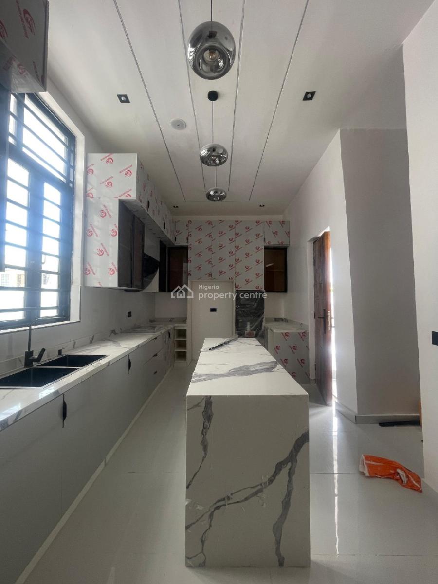 Elegant 5 Bedroom Fully Detached Duplex with Pool & Car Port, Sangotedo, Ajah, Lagos, Detached Duplex for Sale