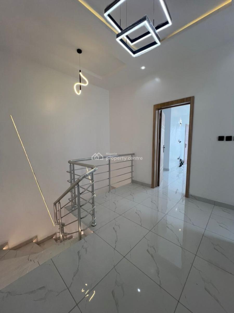 Exclusive 4 Bedroom Terrace Duplex with Inverter, Chevron, Lekki, Lagos, Terraced Duplex for Sale