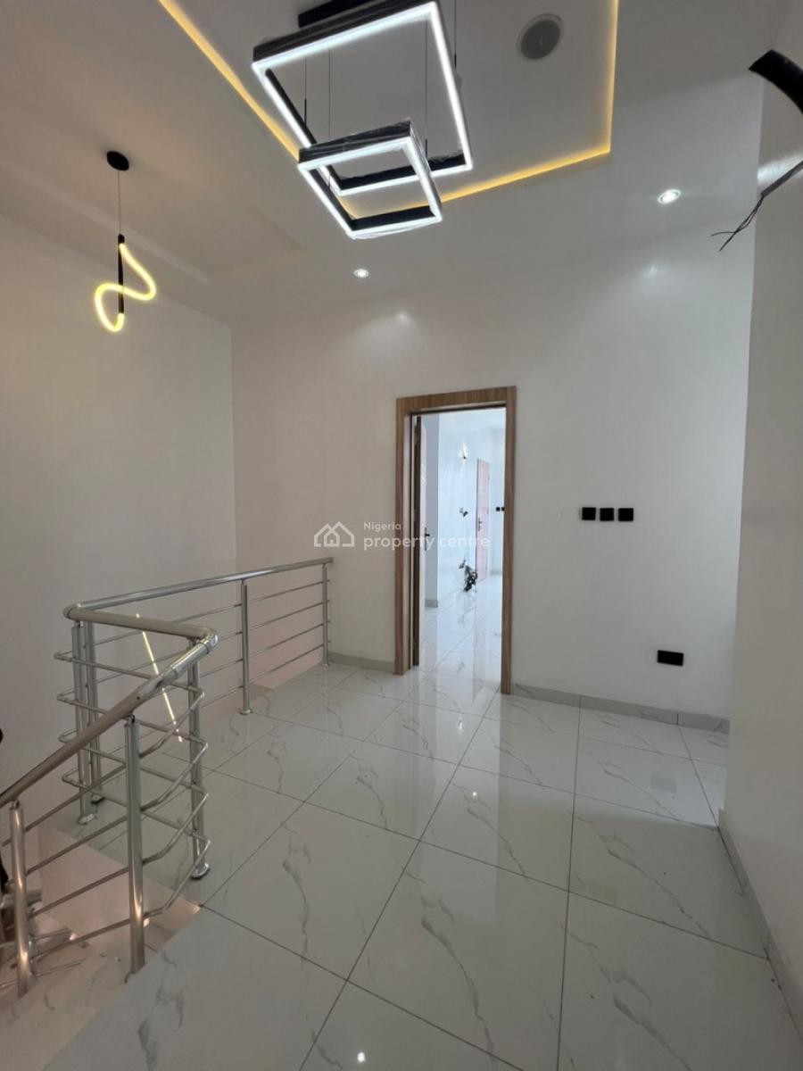 Exclusive 4 Bedroom Terrace Duplex with Inverter, Chevron, Lekki, Lagos, Terraced Duplex for Sale