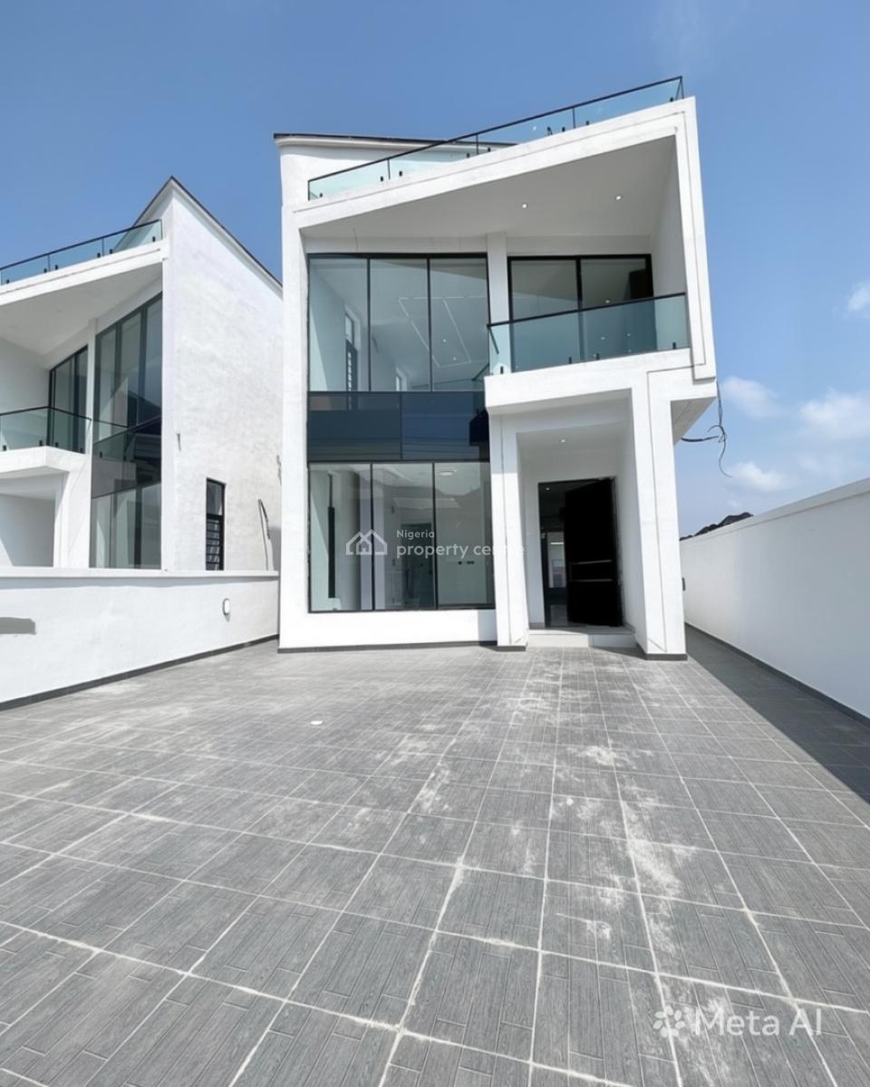 Stunning 5 Bedroom Detached Duplex with Swimming Pool and Bq, 2nd Toll Gate, Lekki, Lagos, Detached Duplex for Sale
