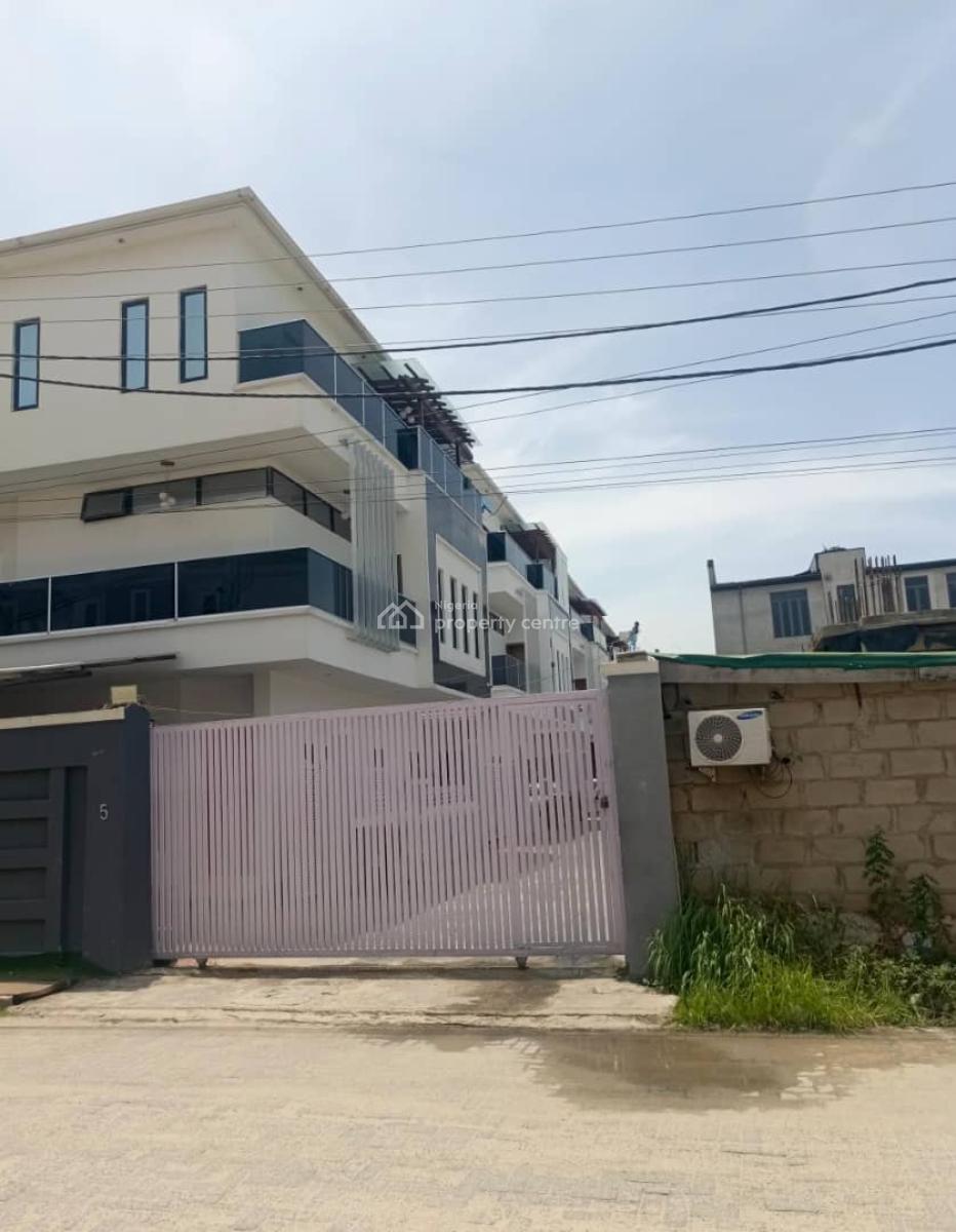 Luxury Spacious 5 Bedroom Terrace with Bq, Ikate, Lekki, Lagos, Terraced Duplex for Rent