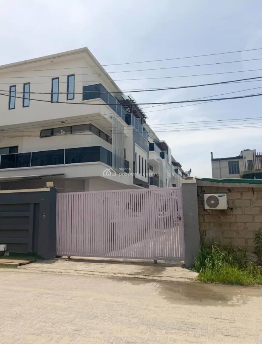 Luxury Spacious 5 Bedroom Terrace with Bq, Ikate, Lekki, Lagos, Terraced Duplex for Rent
