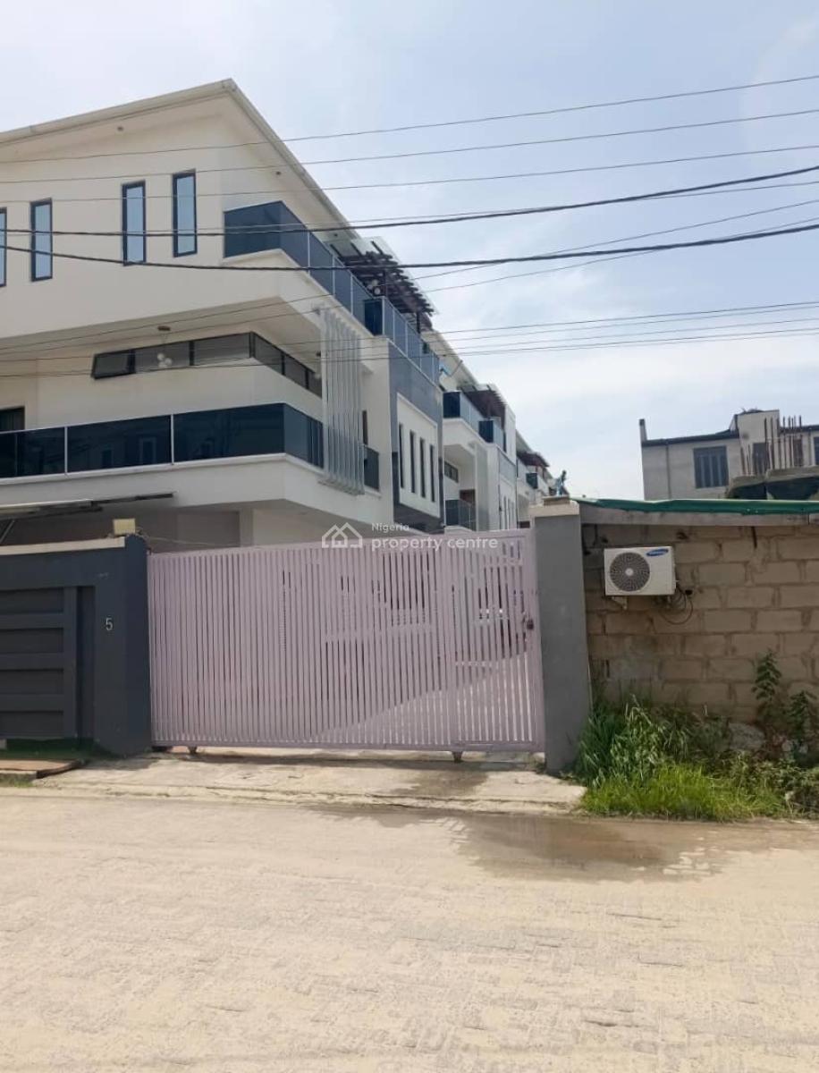 Luxury Spacious 5 Bedroom Terrace with Bq, Ikate, Lekki, Lagos, Terraced Duplex for Rent