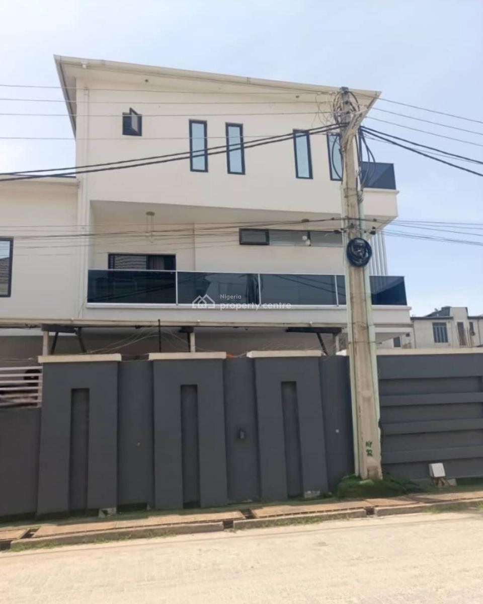 Luxury Spacious 5 Bedroom Terrace with Bq, Ikate, Lekki, Lagos, Terraced Duplex for Rent