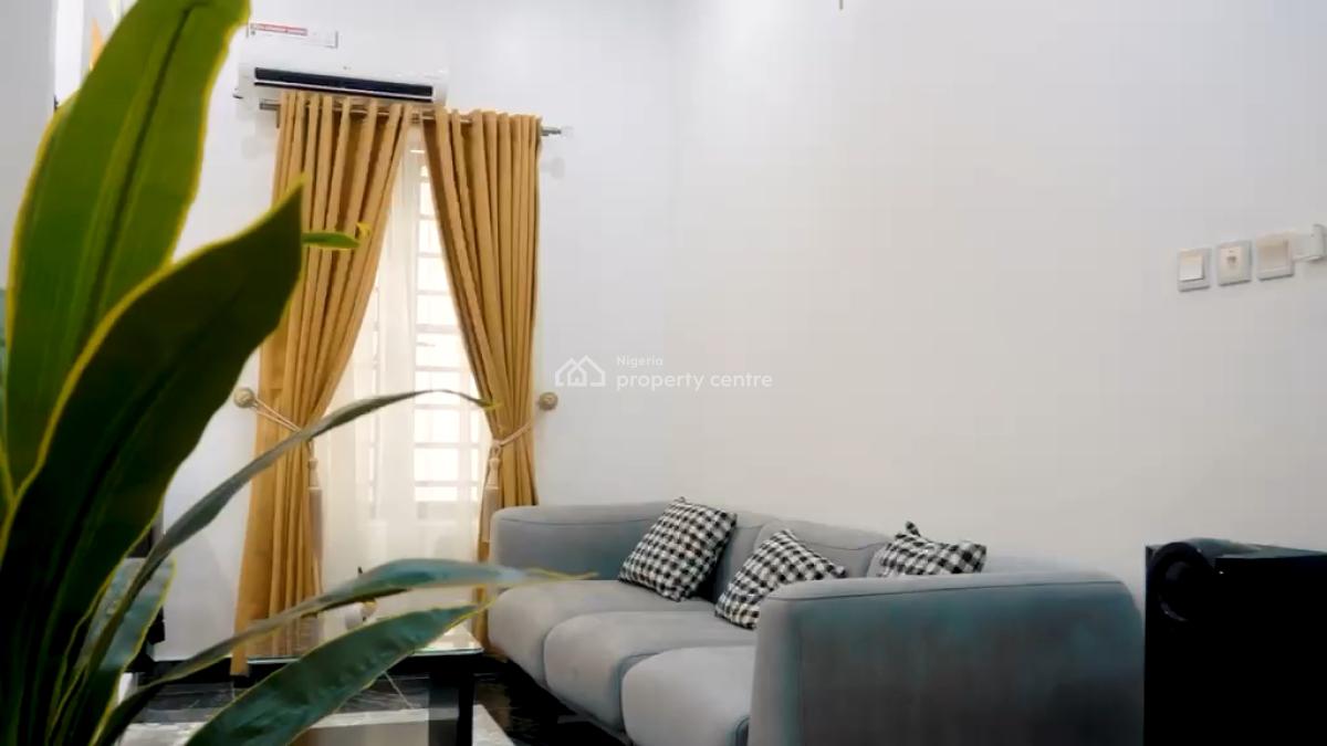 Fully Furnished 4 Bedroom Semi Detached Duplex with Sola Inverter, Chevron, Lekki, Lagos, Semi-detached Duplex for Rent