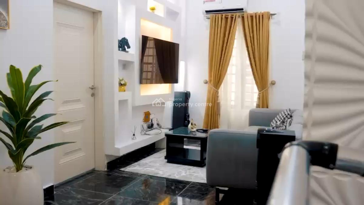 Fully Furnished 4 Bedroom Semi Detached Duplex with Sola Inverter, Chevron, Lekki, Lagos, Semi-detached Duplex for Rent