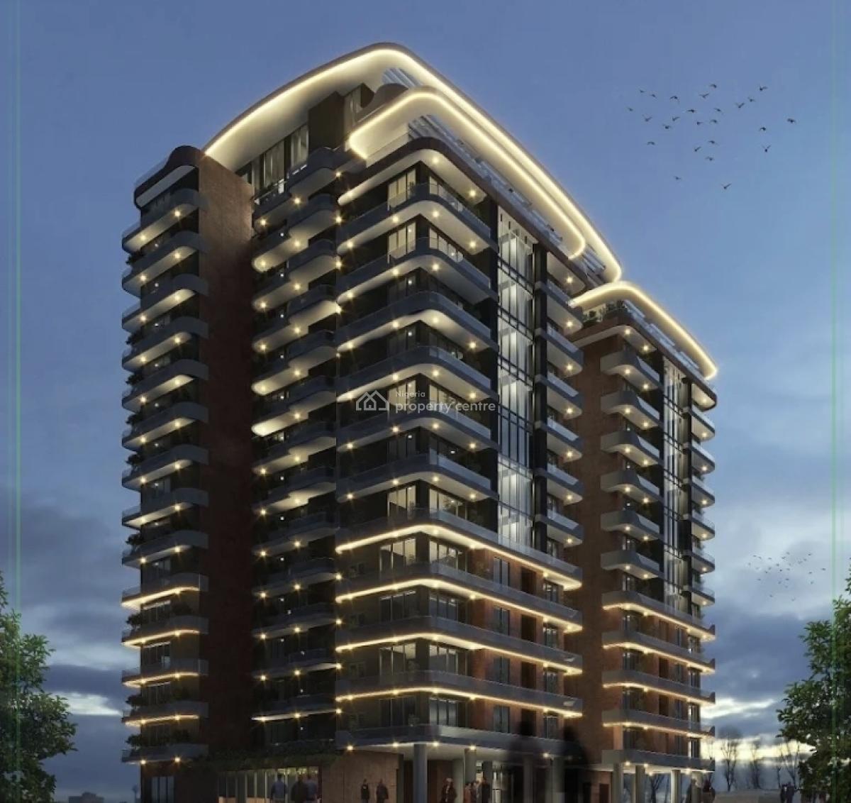 2 Bedroom Apartment 17 Floor Solid Structure, Directly Along Buordilon Road Old Ikoyi, Old Ikoyi, Ikoyi, Lagos, Flat / Apartment for Sale