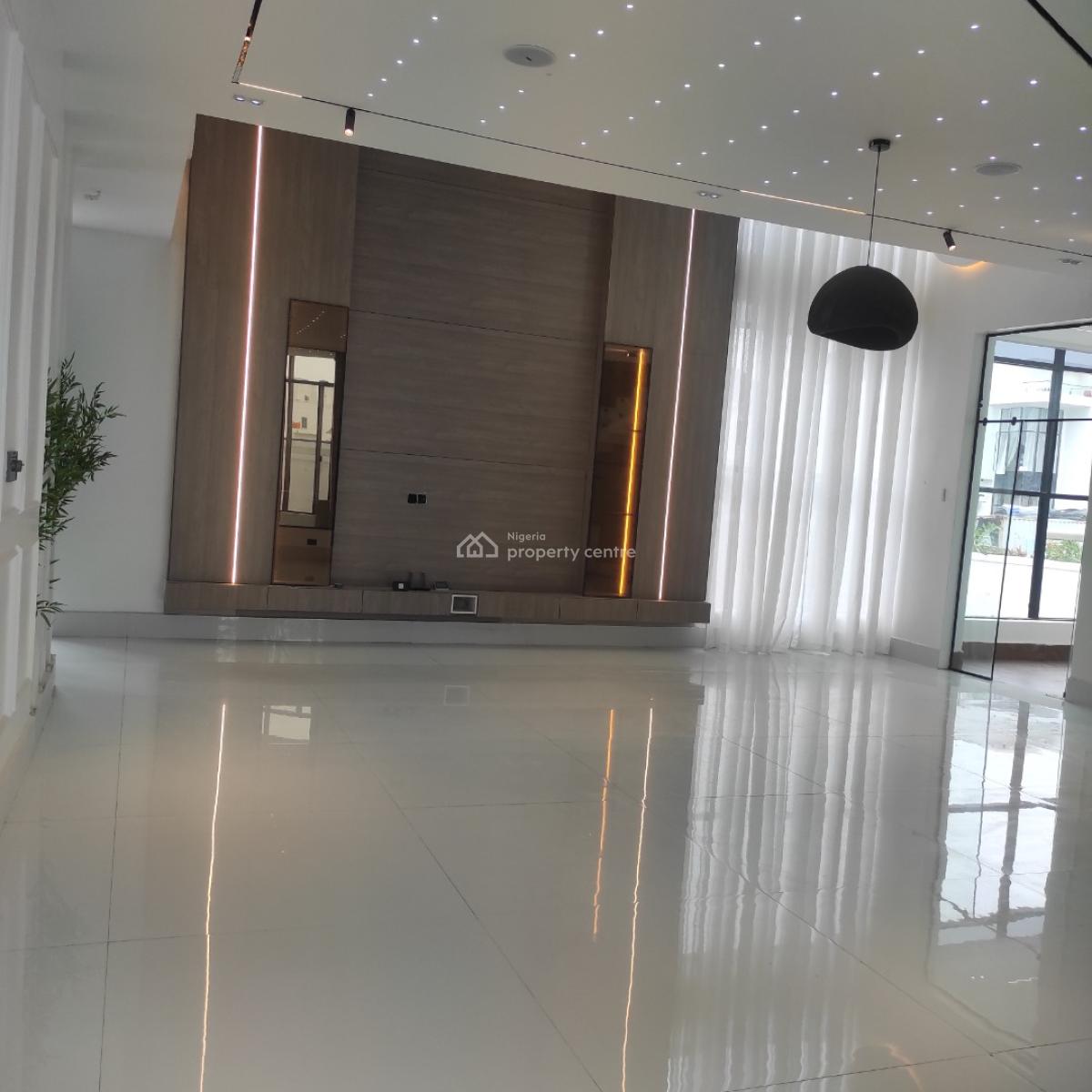 Exquisitely Finished Luxury 5 Bedroom Fully Detached Duplex with  Bq,s, Chevron Road, Lekki, Lagos, Detached Duplex for Sale