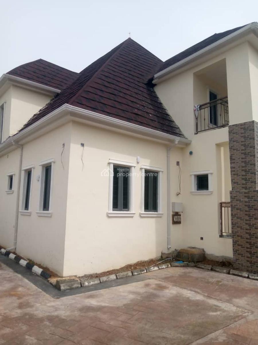 New 3 Bedrooms Detached Duplex with Bq and Gate House, Ncc Junction Rd, Ushafa, Bwari, Abuja, Detached Duplex for Sale