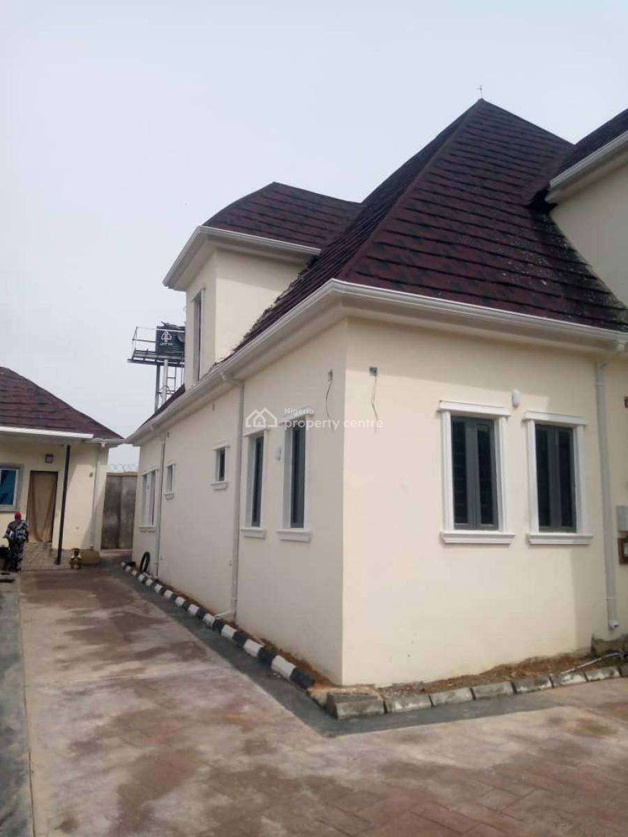 New 3 Bedrooms Detached Duplex with Bq and Gate House, Ncc Junction Rd, Ushafa, Bwari, Abuja, Detached Duplex for Sale