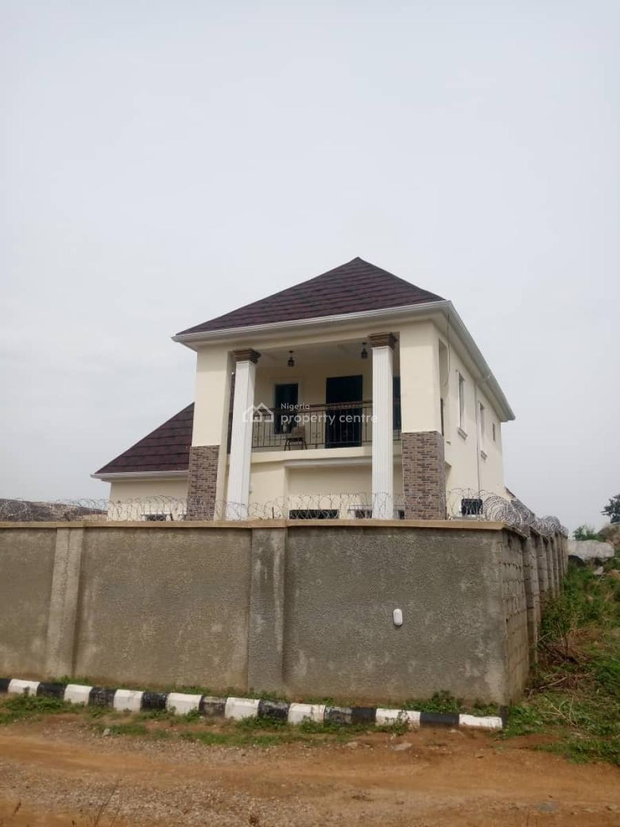New 3 Bedrooms Detached Duplex with Bq and Gate House, Ncc Junction Rd, Ushafa, Bwari, Abuja, Detached Duplex for Sale