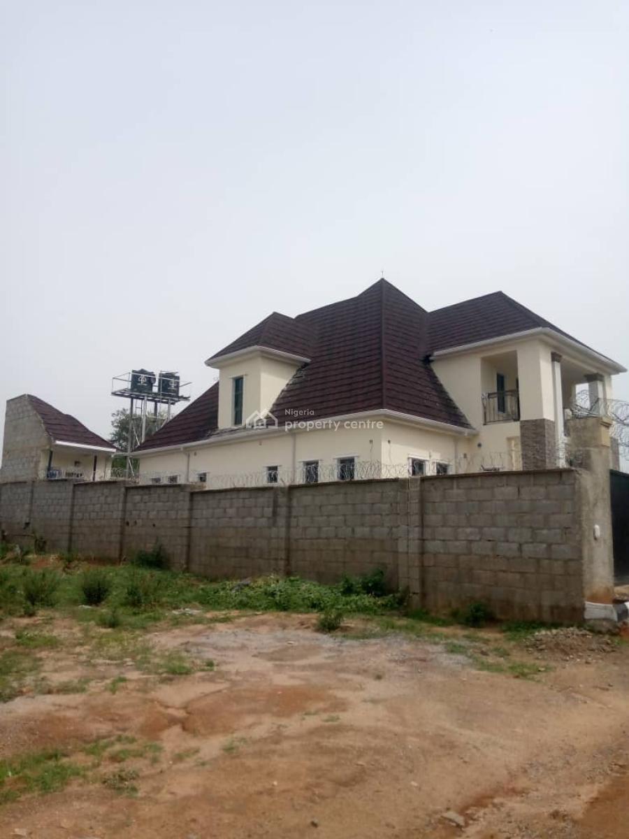 New 3 Bedrooms Detached Duplex with Bq and Gate House, Ncc Junction Rd, Ushafa, Bwari, Abuja, Detached Duplex for Sale