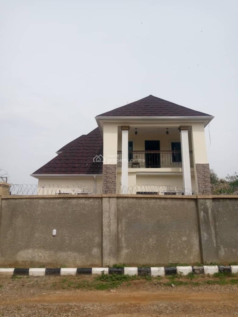 New 3 Bedrooms Detached Duplex with Bq and Gate House, Ncc Junction Rd, Ushafa, Bwari, Abuja, Detached Duplex for Sale