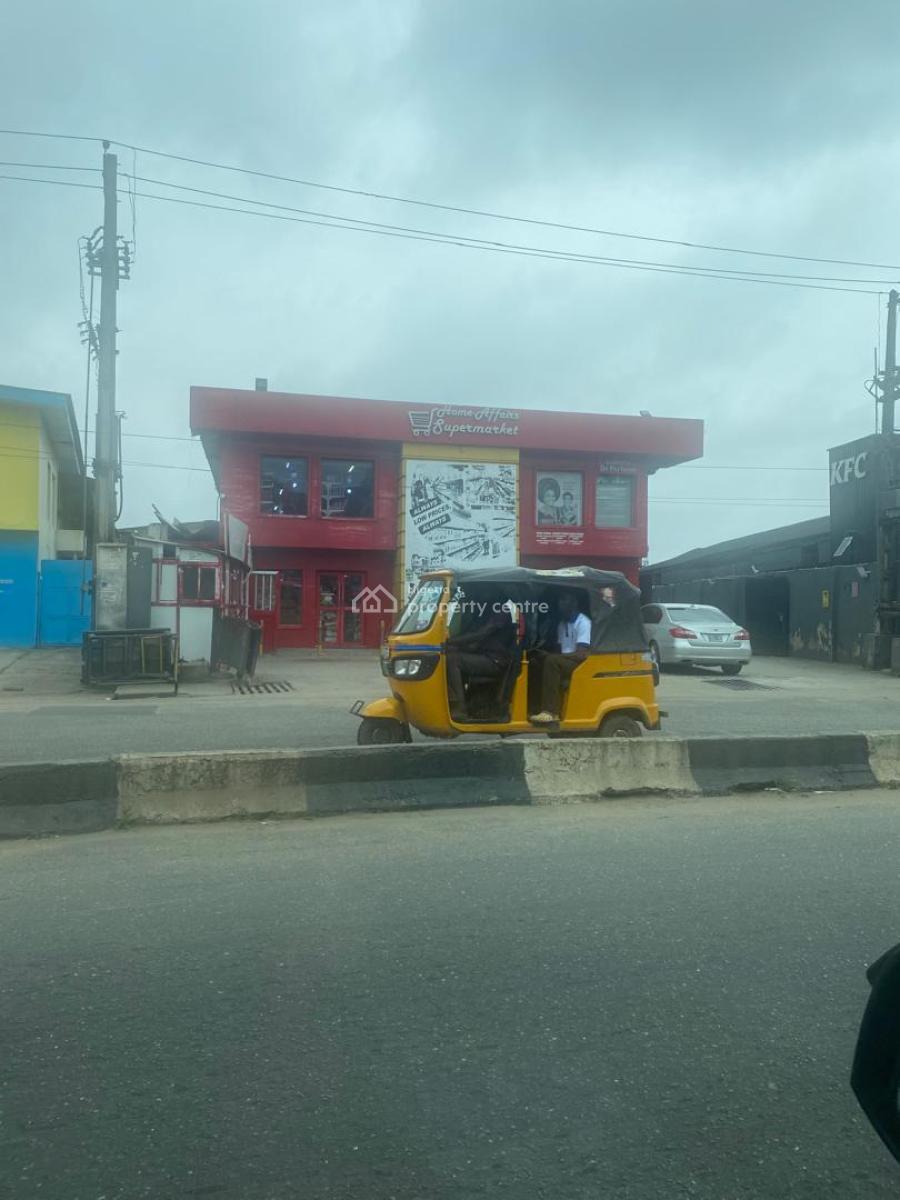 a Storey Building with Bq Available, Obanikoro, Shomolu, Lagos, Office Space for Sale