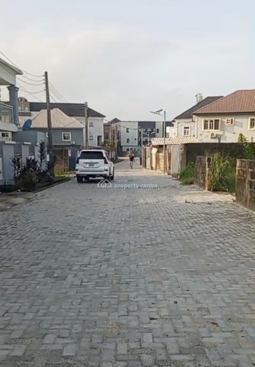 Fence and Gated Dry Plot of Land in a Perfectly Arranged Estate, Well Secured Estate, Sangotedo, Ajah, Lagos, Residential Land for Sale