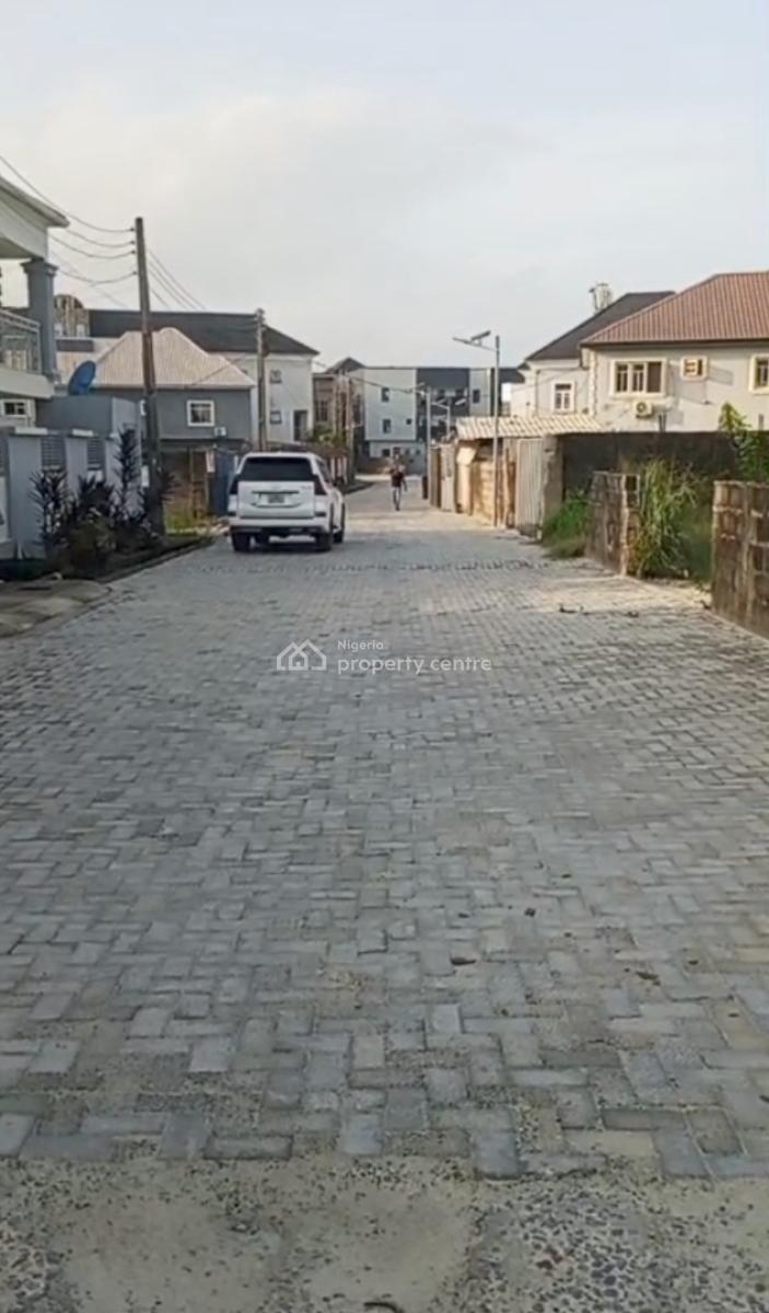 Fence and Gated Dry Plot of Land in a Perfectly Arranged Estate, Well Secured Estate, Sangotedo, Ajah, Lagos, Residential Land for Sale