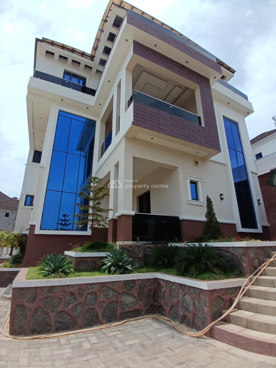 Smart Home ,5 Bedroom Fully Detached Duplex with 1 Bedroom Guest Chale, Naf Valley Estate Asokoro Diplomatic Zone, Asokoro District, Abuja, Detached Duplex for Rent