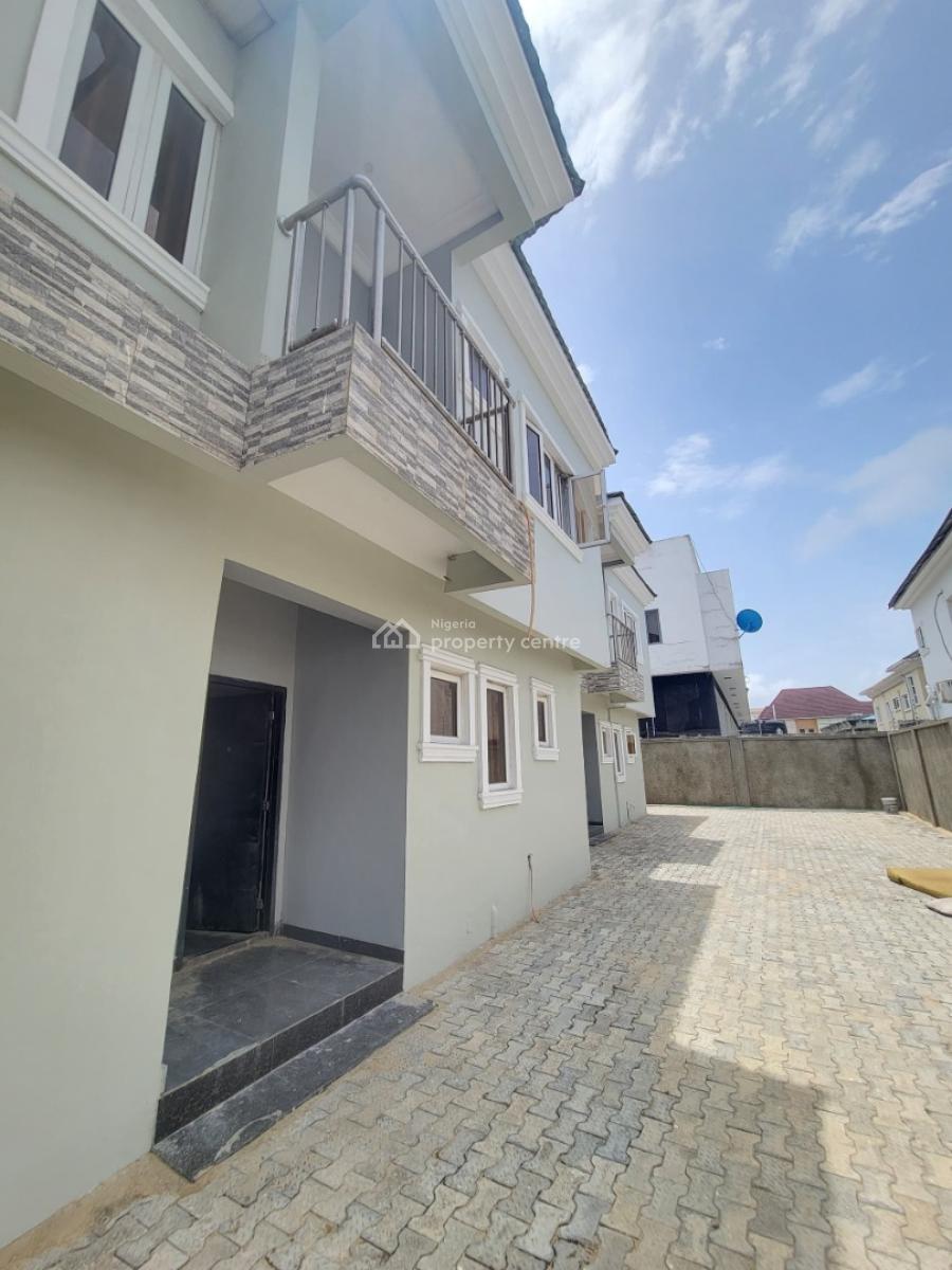 Spacious and Sharp 4 Bedroom Terrace Duplex, Royal View Estate, Agungi, Lekki, Lagos, Terraced Duplex for Rent