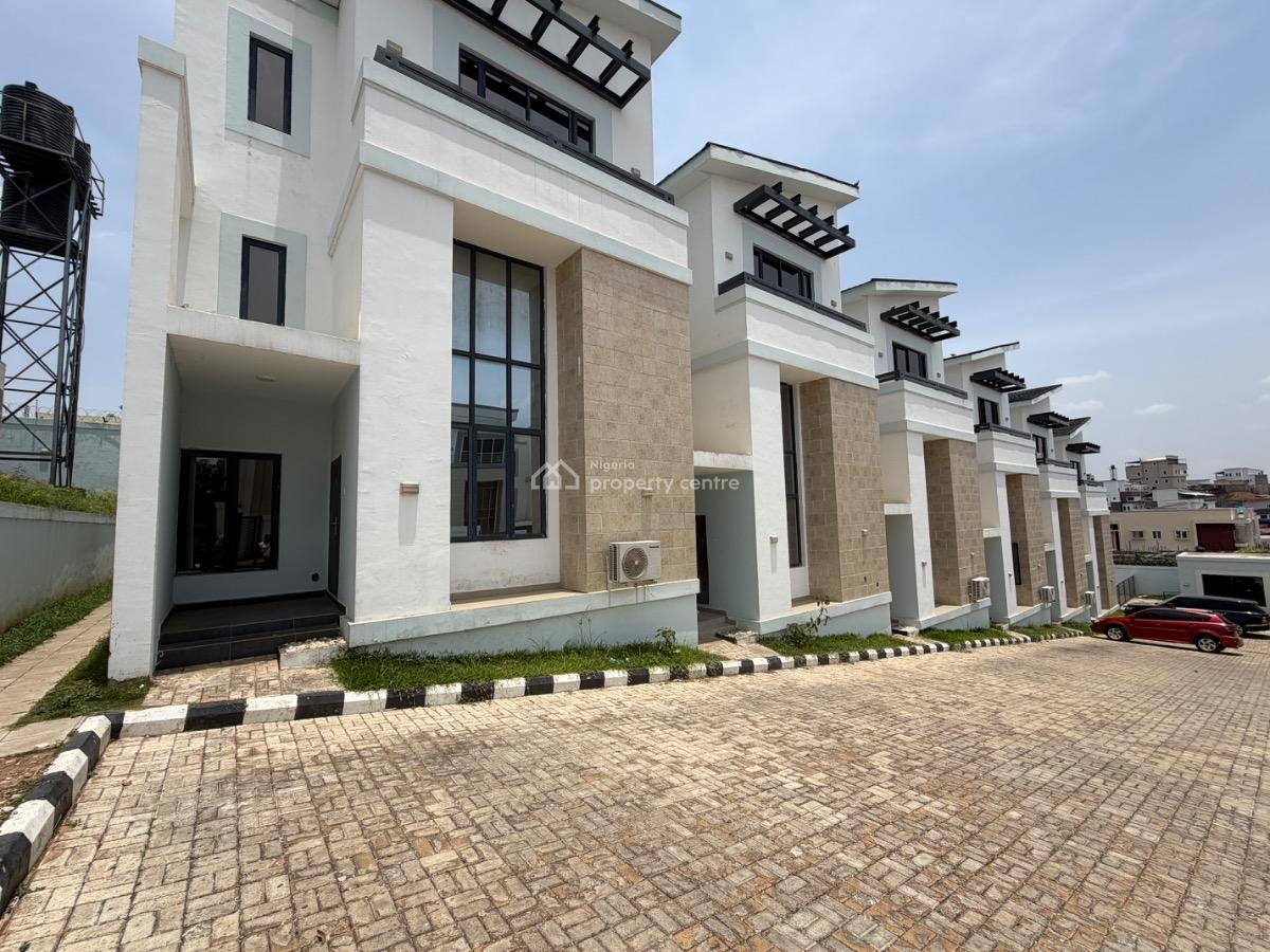 Standard 4 Bedroom Terrace Duplex, Guzape District, Abuja, House for Rent