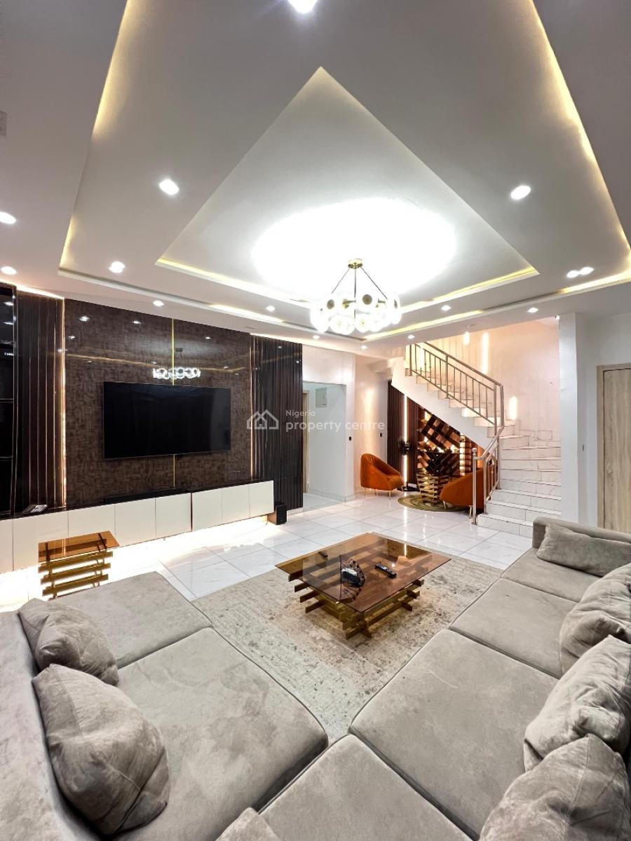 Beautiful,fully Furnished 4 Bedrooms Terrace Duplex with Bathtub, Orchid Lekki -call to Access Estate, Lekki Phase 2, Lekki, Lagos, Terraced Duplex for Rent