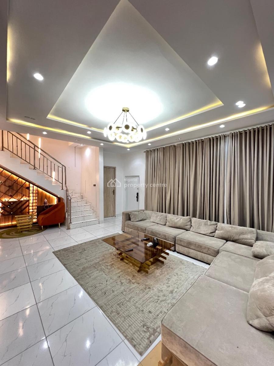 Beautiful,fully Furnished 4 Bedrooms Terrace Duplex with Bathtub, Orchid Lekki -call to Access Estate, Lekki Phase 2, Lekki, Lagos, Terraced Duplex for Rent