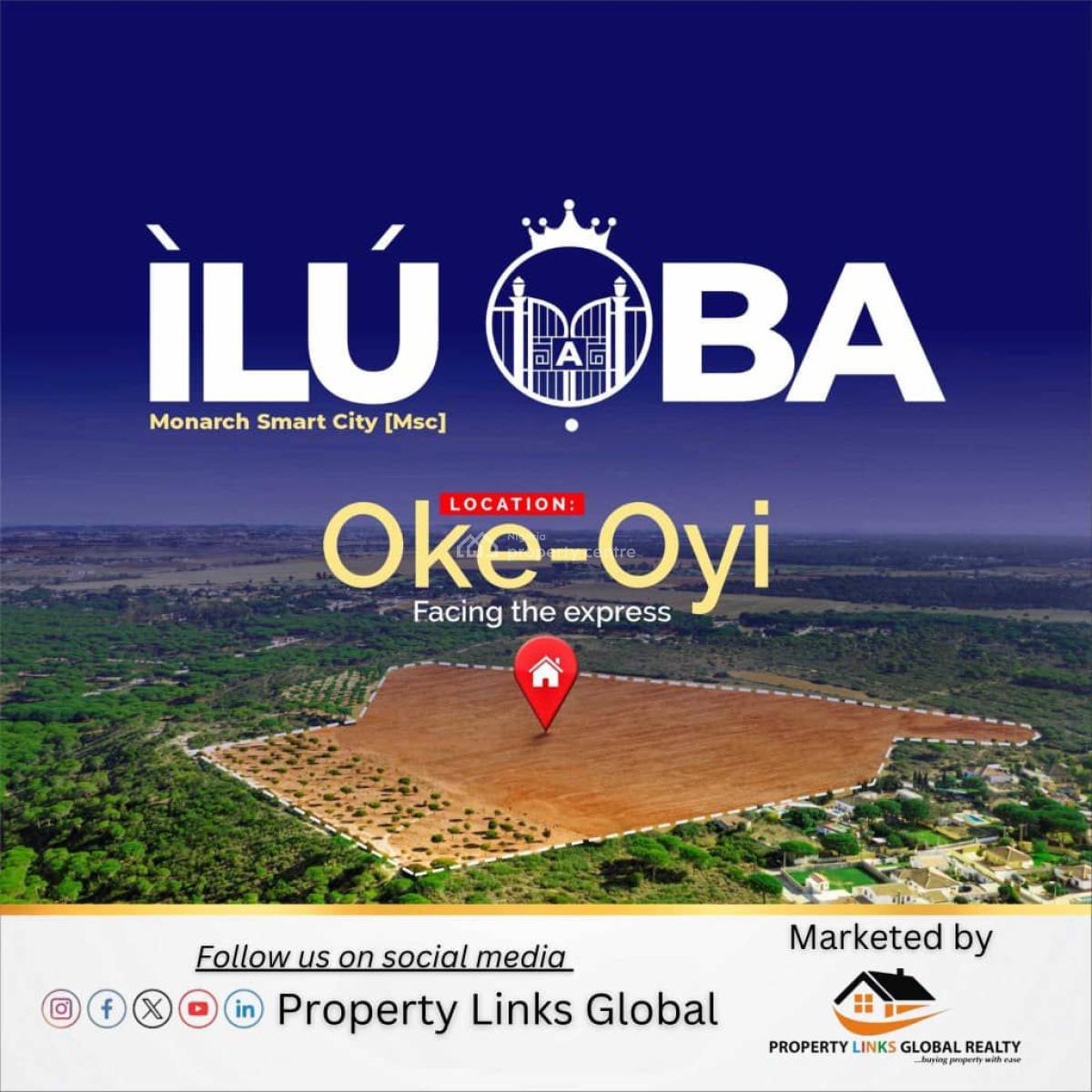 Land Directly Facing Express, Ilu Oba Estate Located at Oke Oyi Selling Fast, Asa, Kwara, Mixed-use Land for Sale