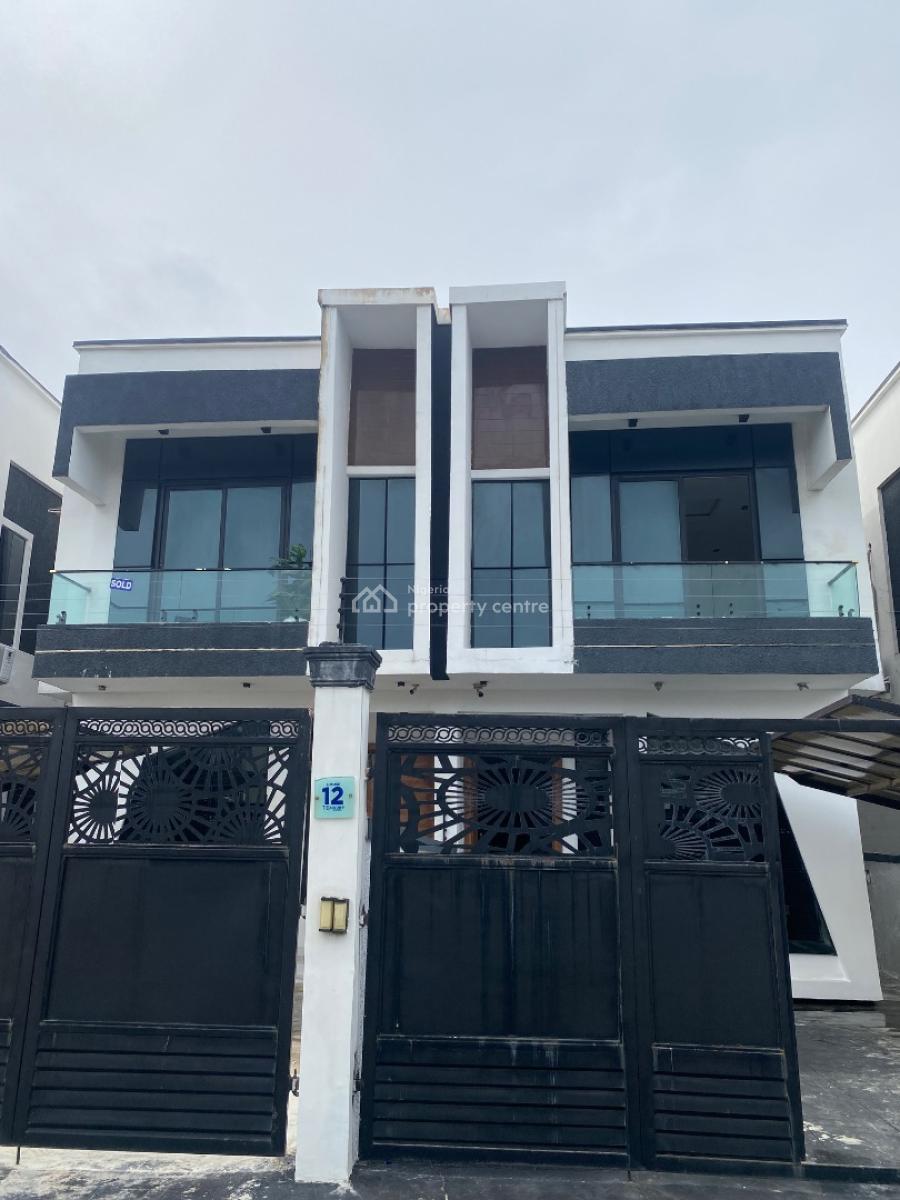 Self Compound & Spacious 4 Bedroom Semi Detached with Bq, Orchid, Lekki, Lagos, Semi-detached Duplex for Sale