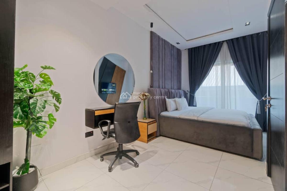 Luxury Furnished & Serviced 1-bedroom Maisonette., No. 3c General Ogomudia Road., Lekki, Lagos, Flat / Apartment for Rent