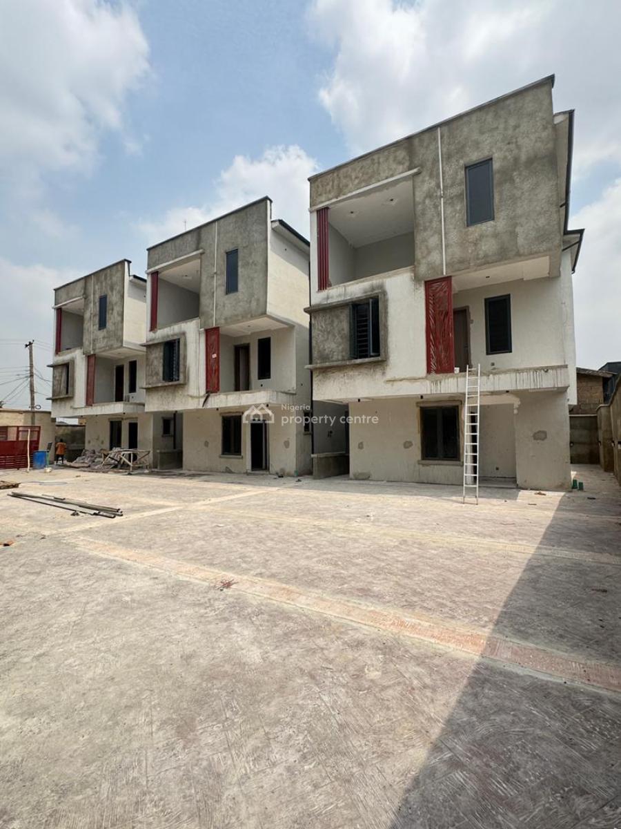 Luxurious 4 Bedroom Fully Detached Duplex with Bq, 5 Min From Excellence Hotel, Ogba, Ikeja, Lagos, Detached Duplex for Sale