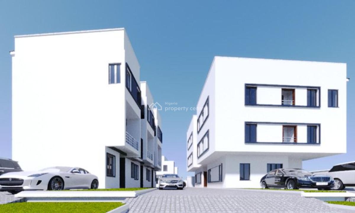 Smart 3 Bed Terrace Duplex with Bq, Off College Road, Ogba, Ikeja, Lagos, Terraced Duplex for Sale