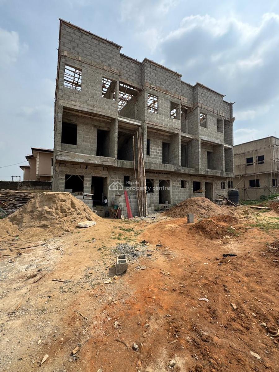 Smart 3 Bed Terrace Duplex with Bq, Off College Road, Ogba, Ikeja, Lagos, Terraced Duplex for Sale